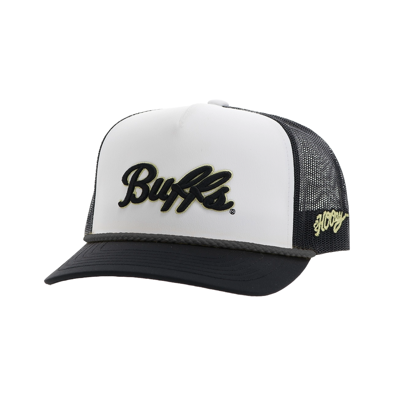 Hooey Buffs Logo University Of Colorado White & Black Cap 7326T-WHBK