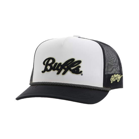 Hooey Buffs Logo University Of Colorado White & Black Cap 7326T-WHBK