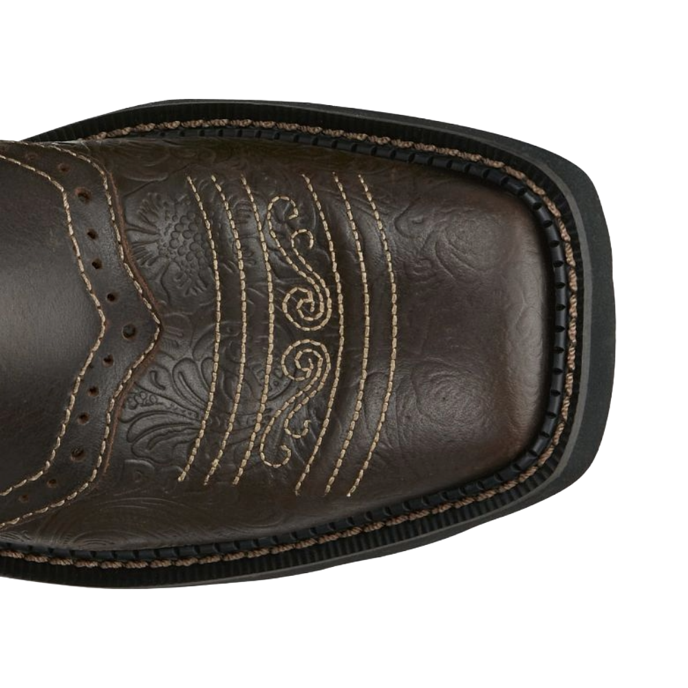 Justin Ladies Mandra Brown Water Buffalo Western Boot GY9618