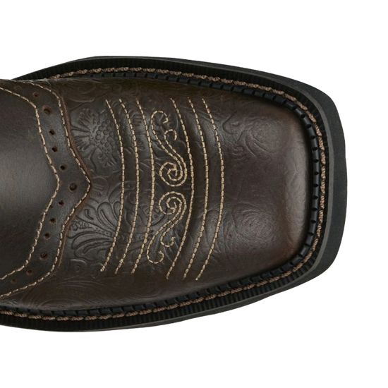 Justin Ladies Mandra Brown Water Buffalo Western Boot GY9618