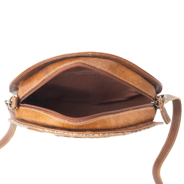 Myra Bag Brown Boho Coffee Round Shoulder Bag S-5829