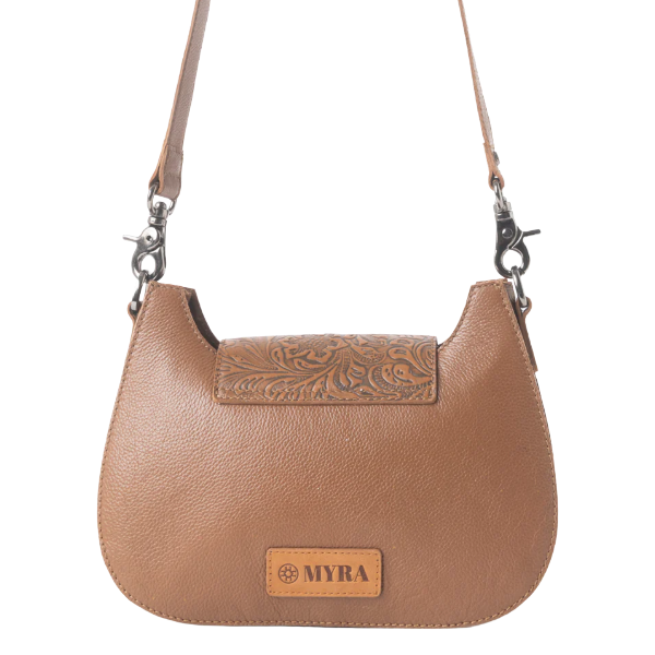 Myra Bag Highland Ridge Rustic Oak & Winter Mist Leather Bag S-12947