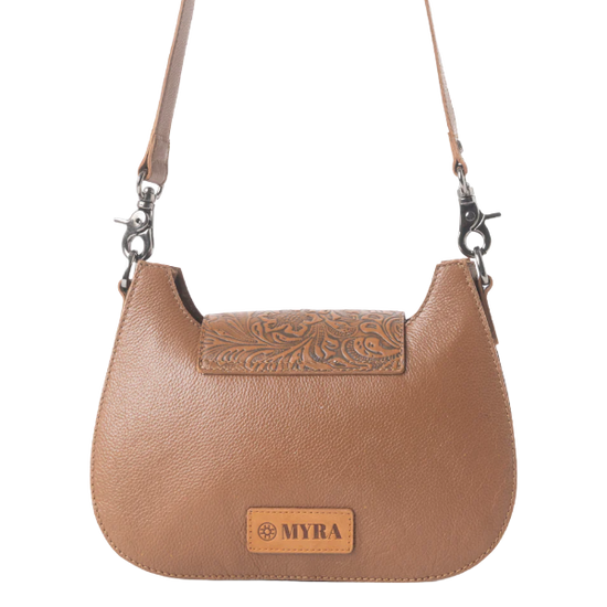 Myra Bag Highland Ridge Rustic Oak & Winter Mist Leather Bag S-12947