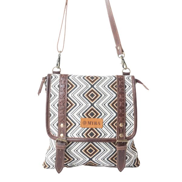 Myra Bag Canyon Star Black & White Concealed Carry Bag S-12280