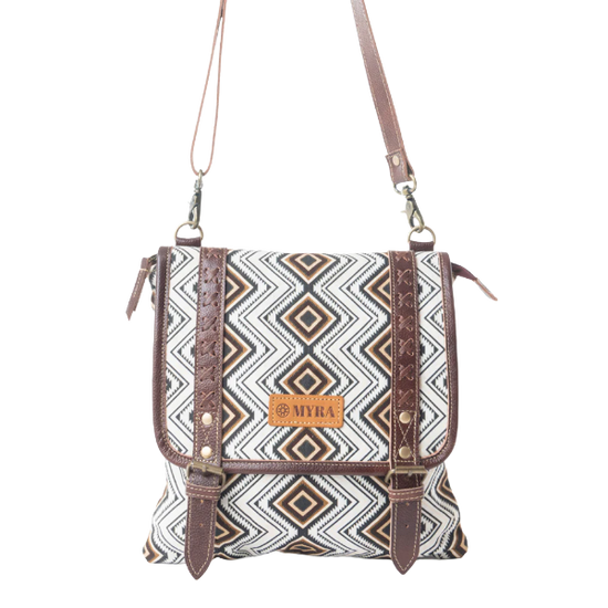 Myra Bag Canyon Star Black & White Concealed Carry Bag S-12280