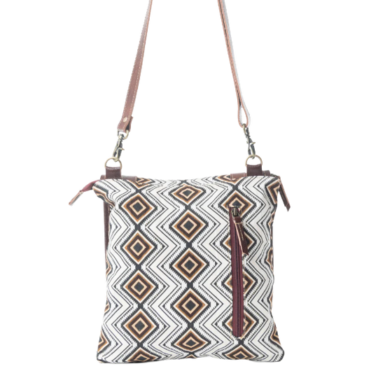 Myra Bag Canyon Star Black & White Concealed Carry Bag S-12280