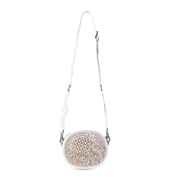 Myra Bag Sparkling Desert Moon Crossbody Leather Bag S-12221