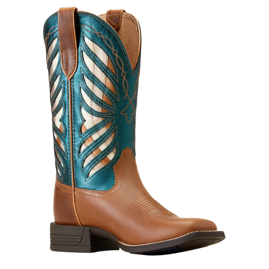 Ariat Ladies Longview Buttered Rum Western Boot 10047054