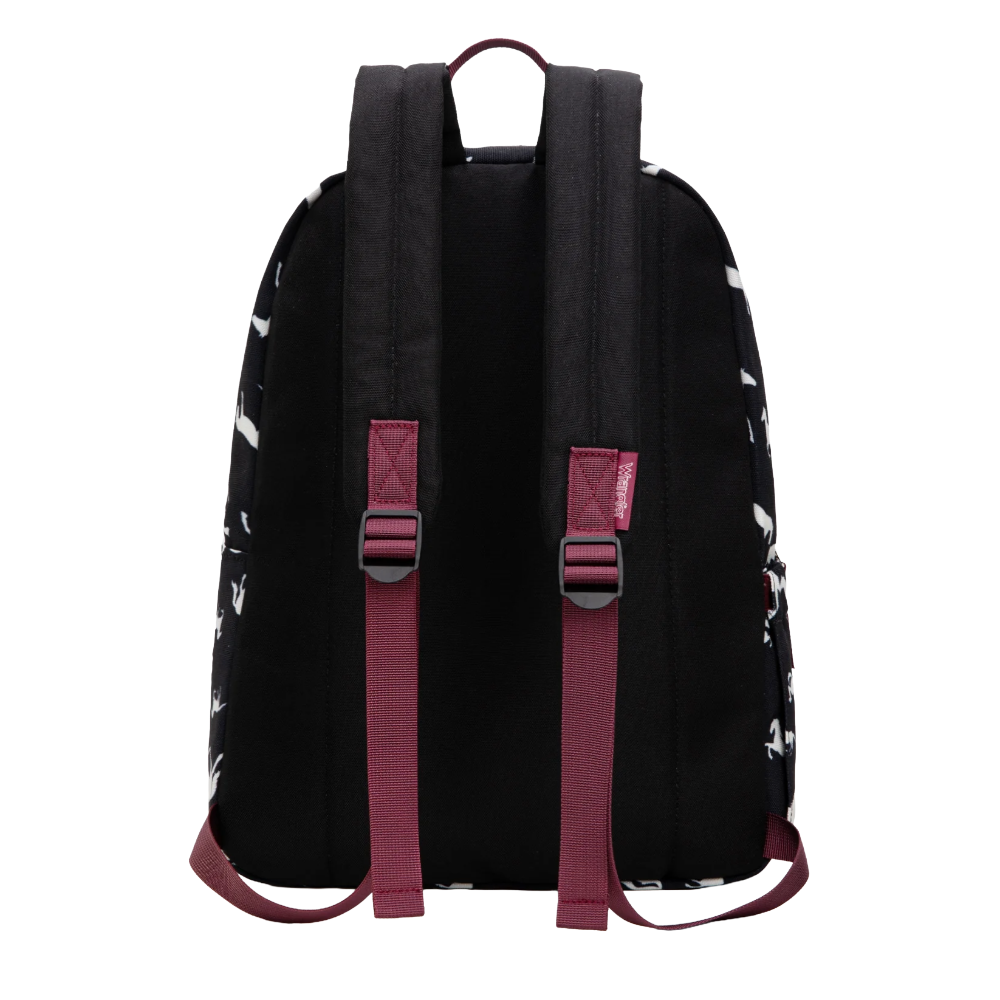 Wrangler Ladies Horse Print Black Backpack WG2000-007BK