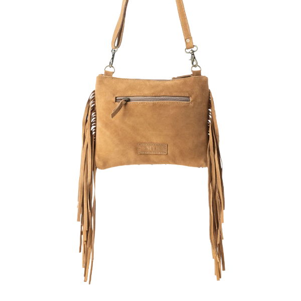 Myra Bag Timber Trail Burnished Bronze & Soft Porcelain Leather Bag S-11909