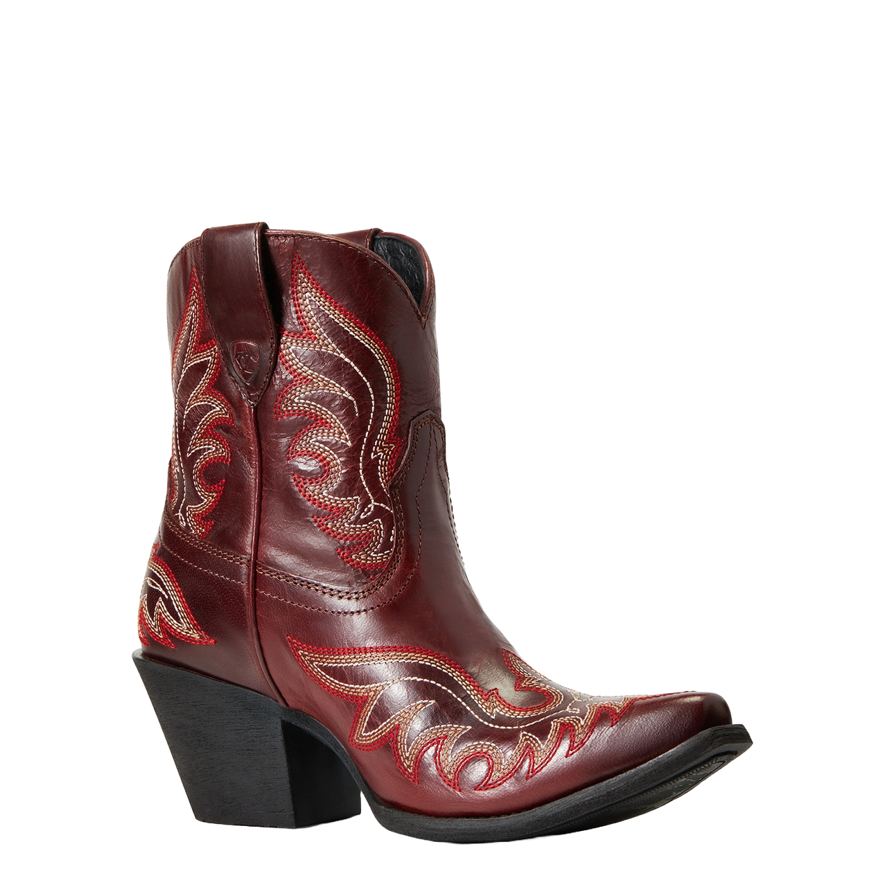 Ariat® Ladies Chandler Pimento Red Snip Toe Western Booties 10040337