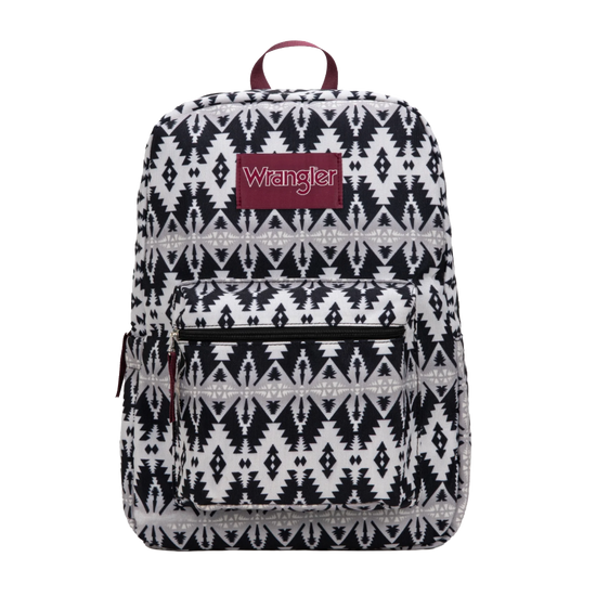 Wrangler Ladies Aztec Print Black Backpack WG2000-011BK