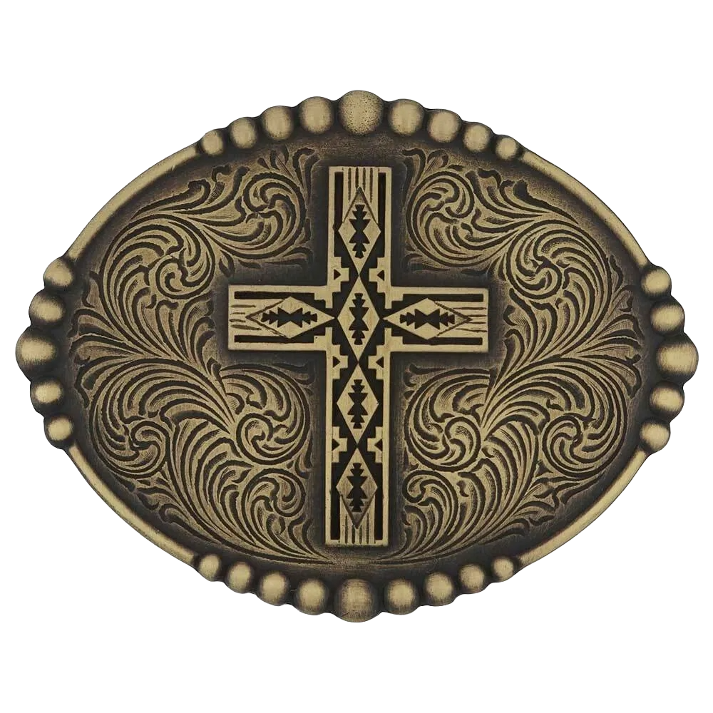 Montana Silversmith Men's Faith Of The Southwest Bronze Buckle A1026P