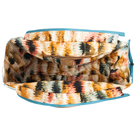 Myra Bag Delft Garden Grey Floral Weekender Bag S-10911