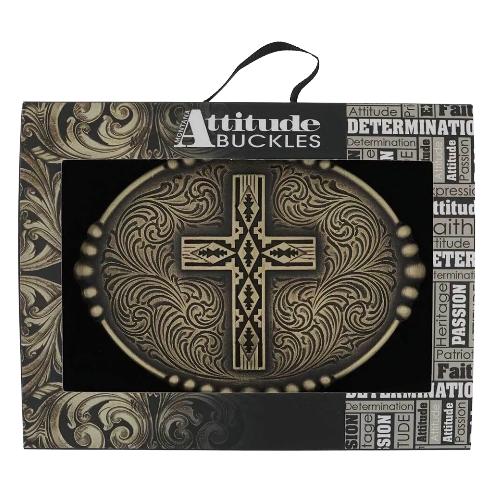Montana Silversmith Men's Faith Of The Southwest Bronze Buckle A1026P