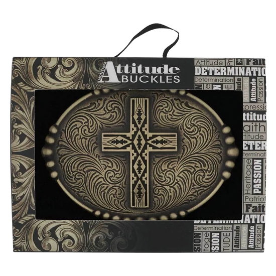 Montana Silversmith Men's Faith Of The Southwest Bronze Buckle A1026P