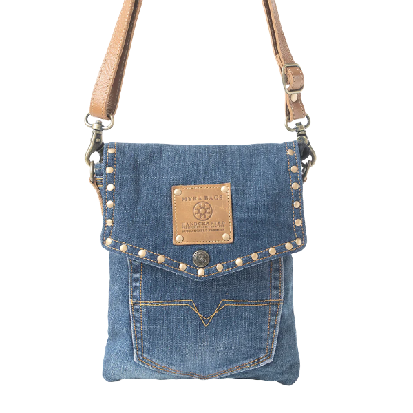 Myra Bag Dahlia Denim Crossbody Bag S-10904