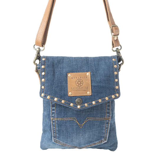 Myra Bag Dahlia Denim Crossbody Bag S-10904