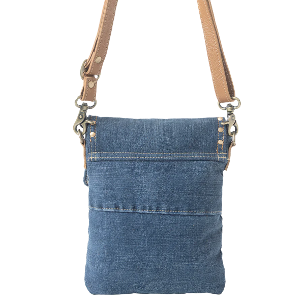 Myra Bag Dahlia Denim Crossbody Bag S-10904