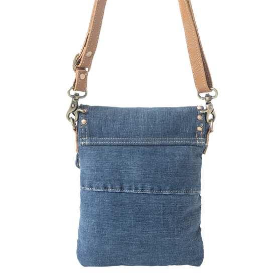 Myra Bag Dahlia Denim Crossbody Bag S-10904