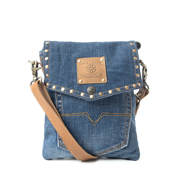 Myra Bag Dahlia Denim Crossbody Bag S-10904