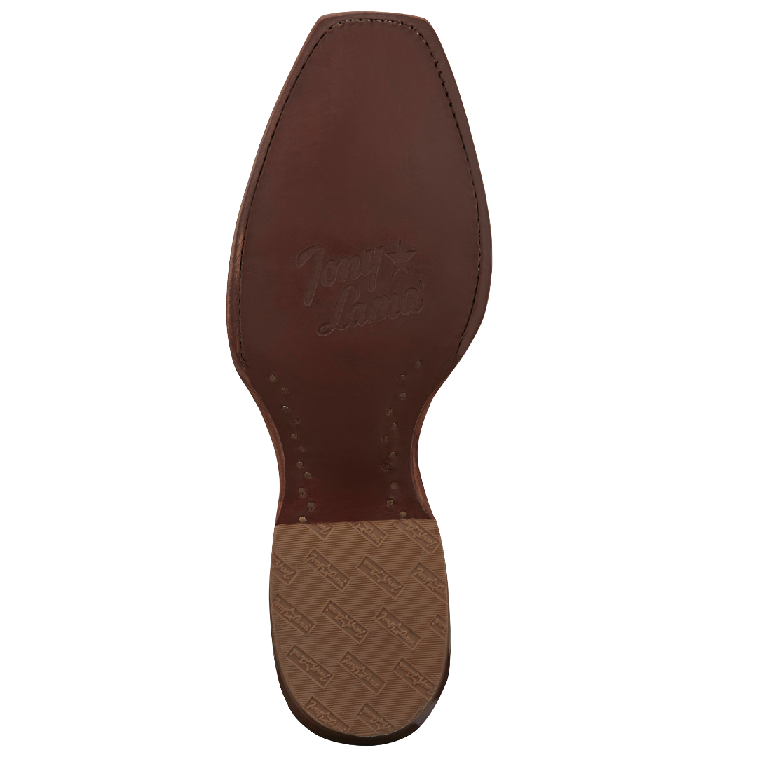 Tony Lama Men's Rylen Brandy Full Quill Ostrich Green Western Boots SA8268