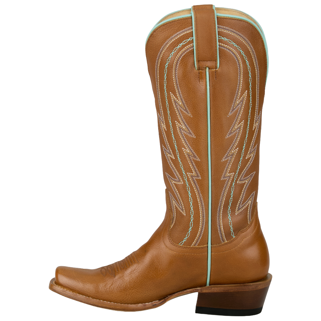 Tony Lama Ladies Hallie Tawny Brown Leather Western Boot RN3630