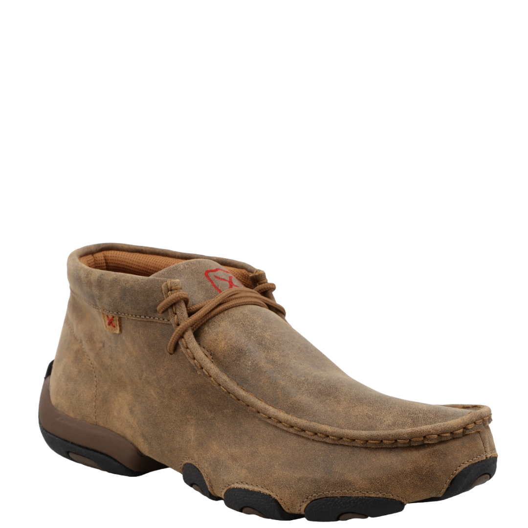 Twisted X Men’s "The Original" Chukka Bomber Brown Driving Mocs MDM0003