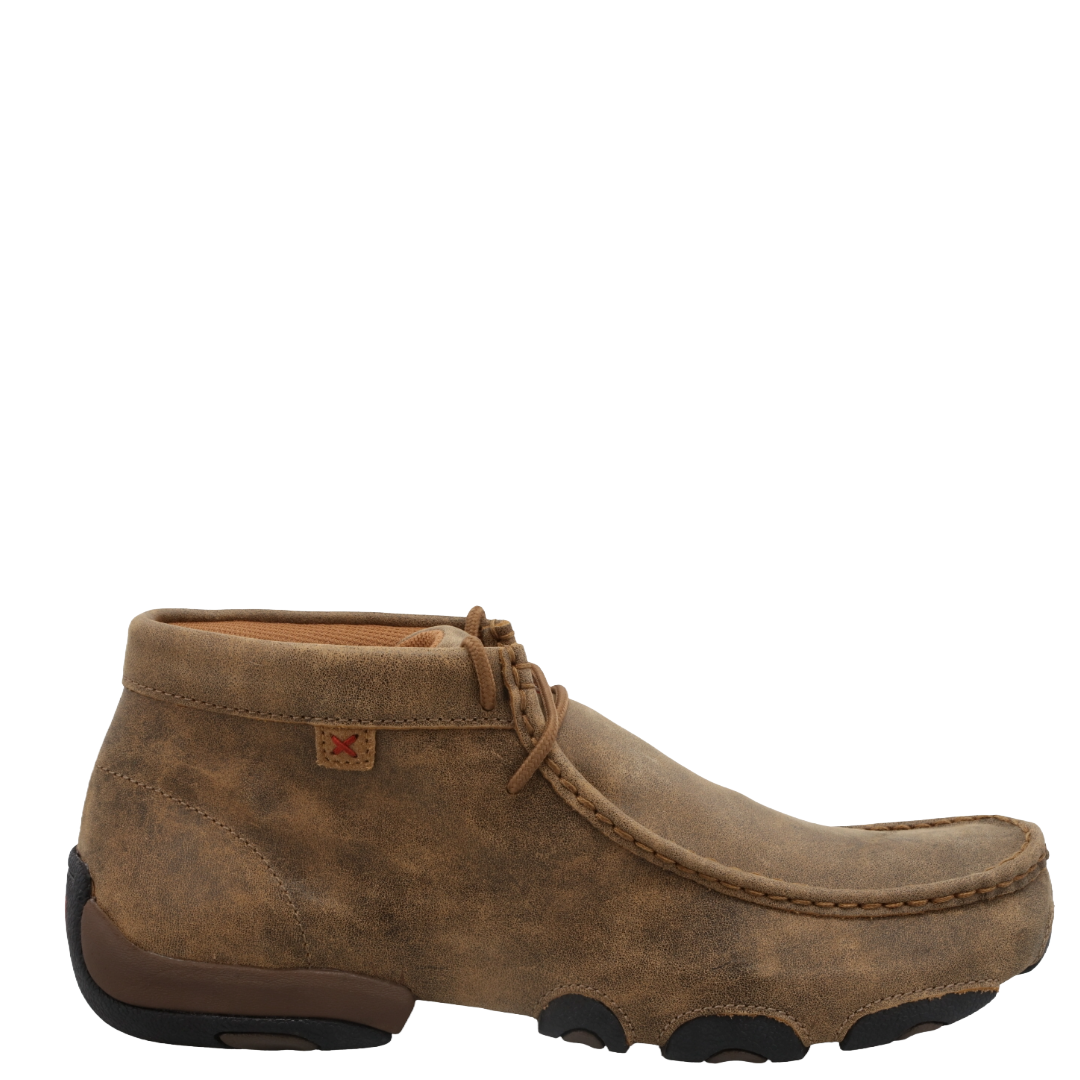 Twisted X Men’s "The Original" Chukka Bomber Brown Driving Mocs MDM0003