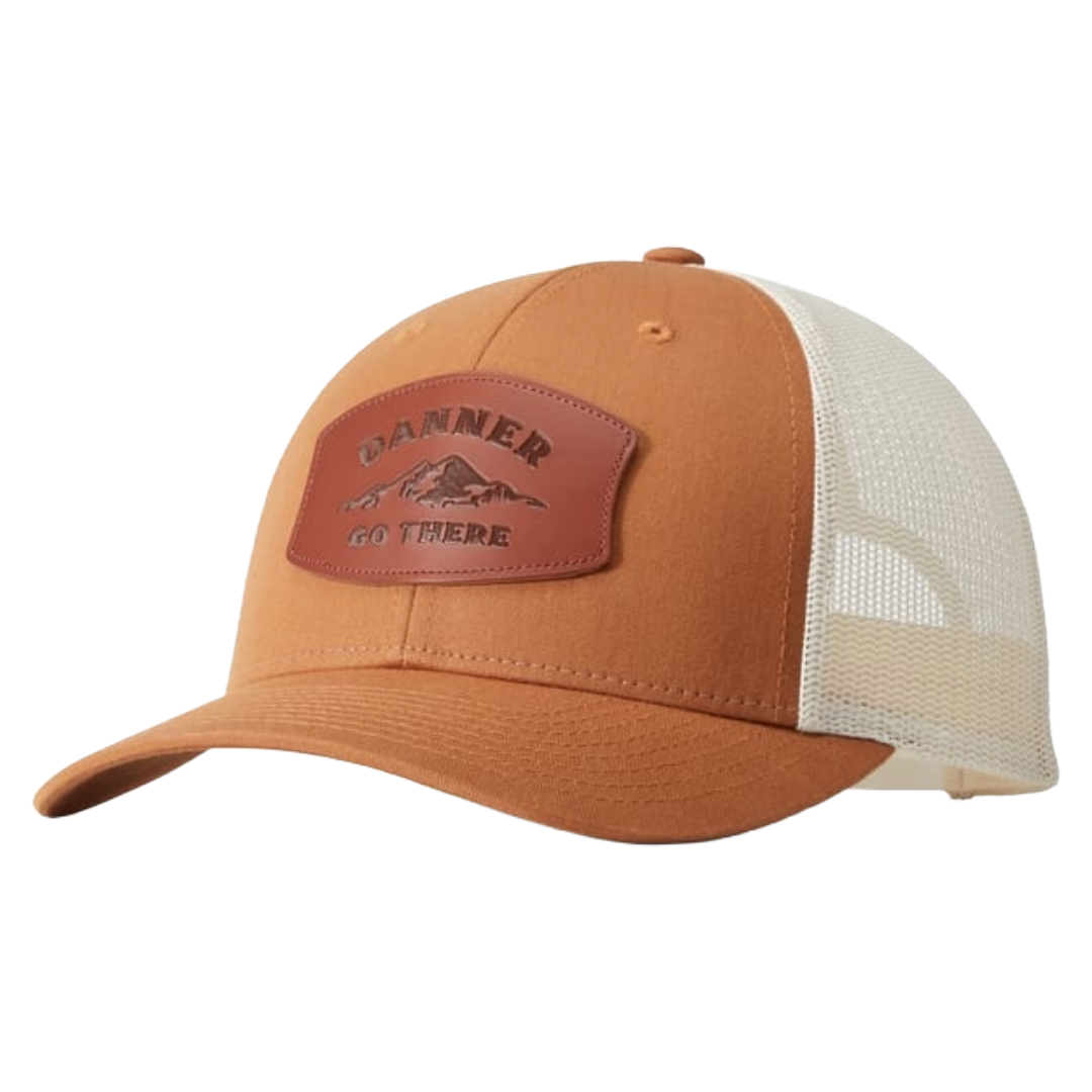 Danner 'GO THERE' Caramel Brown 6 Panel Trucker Cap 90718