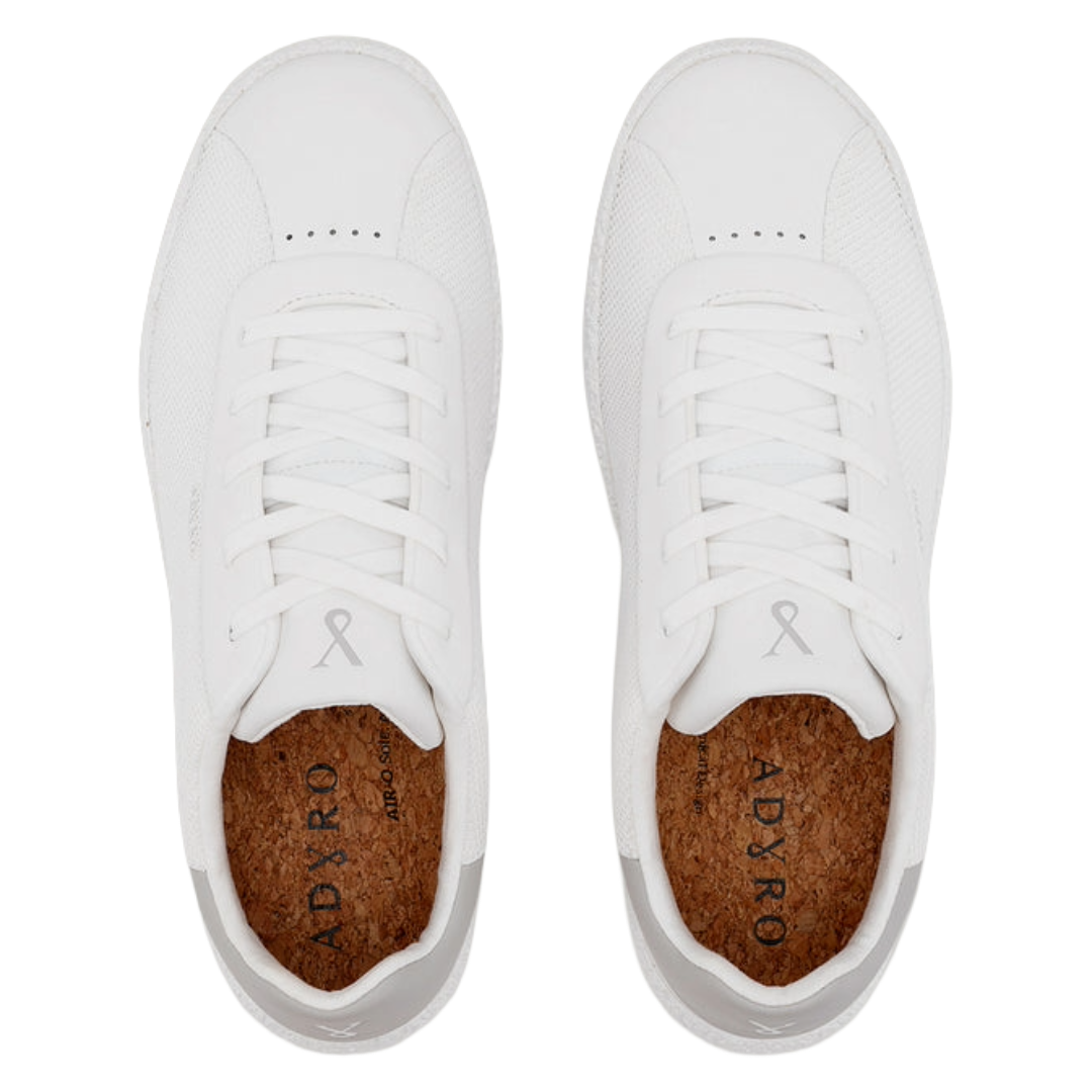 ADYRO Men's Primo Ice White Casual Performance Sneaker PRMICE103