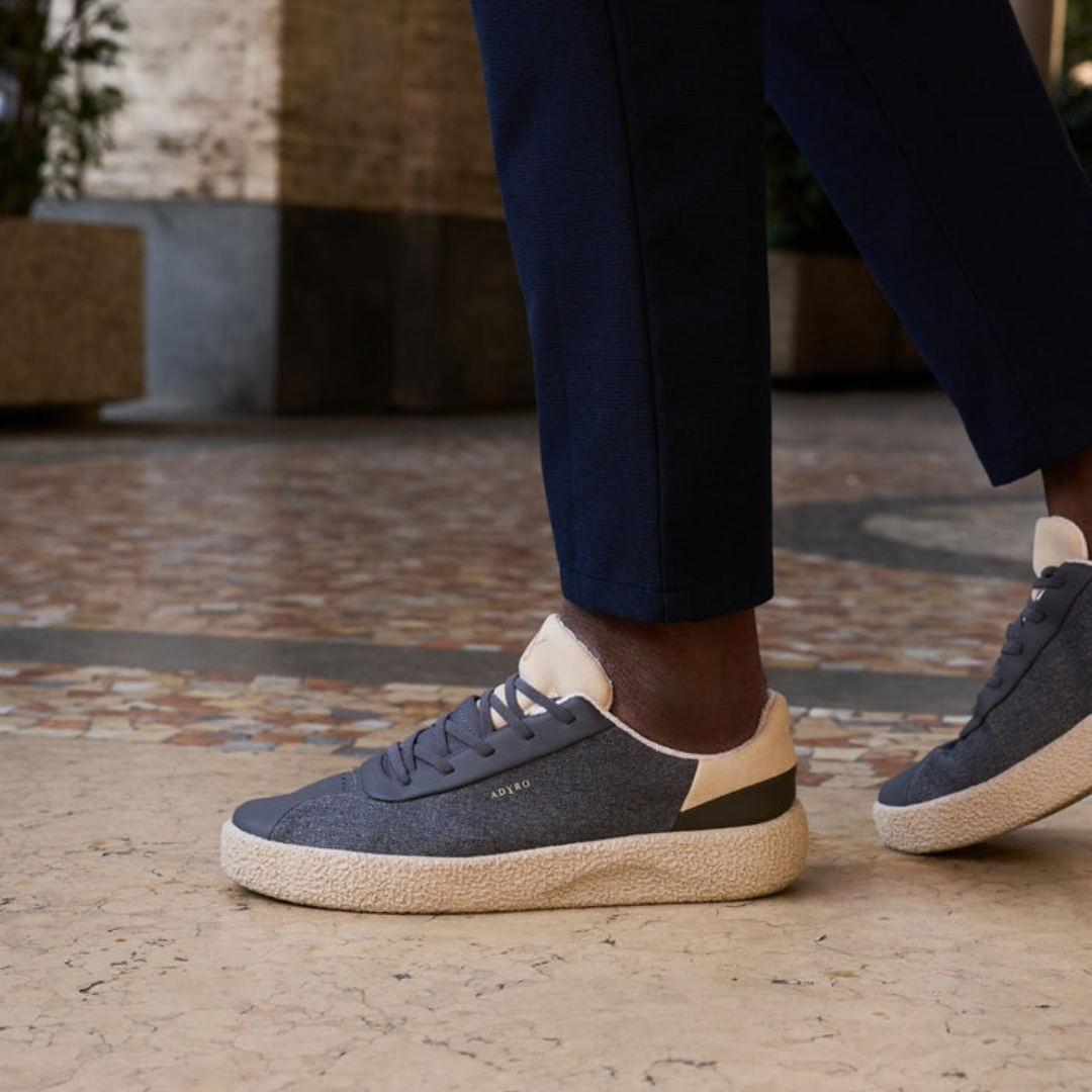 ADYRO Men's Primo Navy Blue Casual Performance Sneaker PRMNAV103
