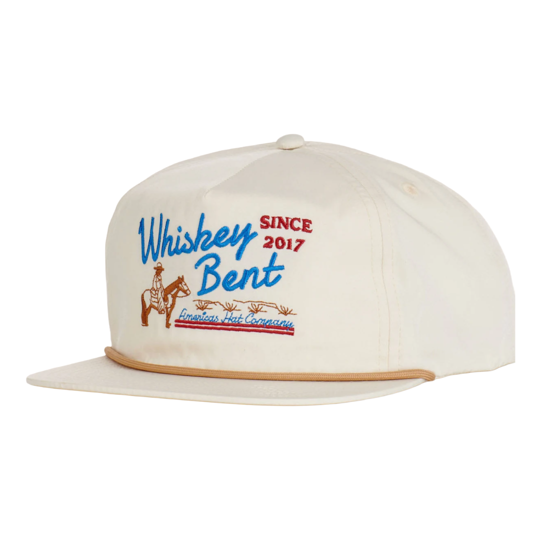 Whiskey Bent All American Off White Low Ball Cap MERICAWHT