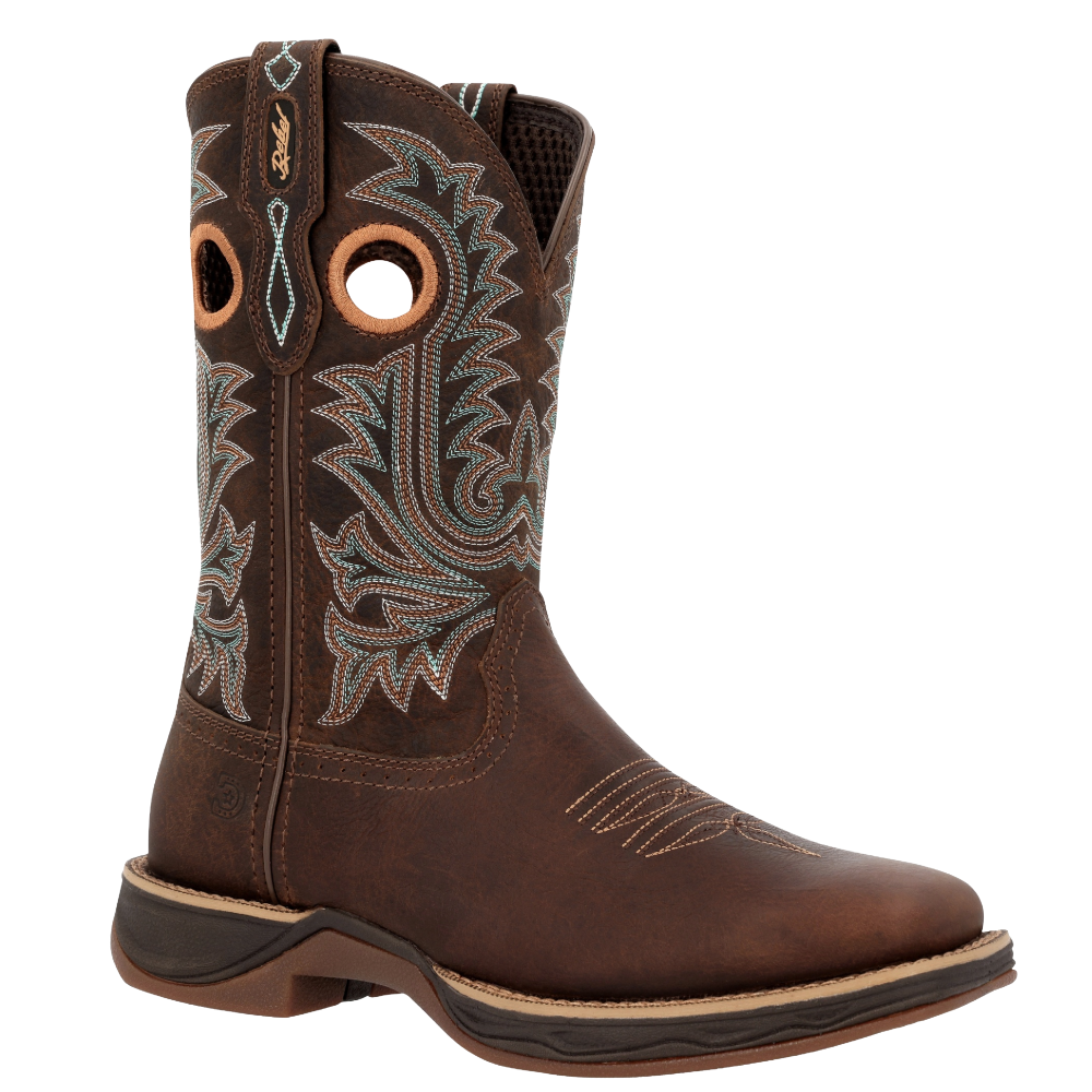 Durango Ladies Rebel Ultra-Lite Square Toe Brown Western Boots DRD0501