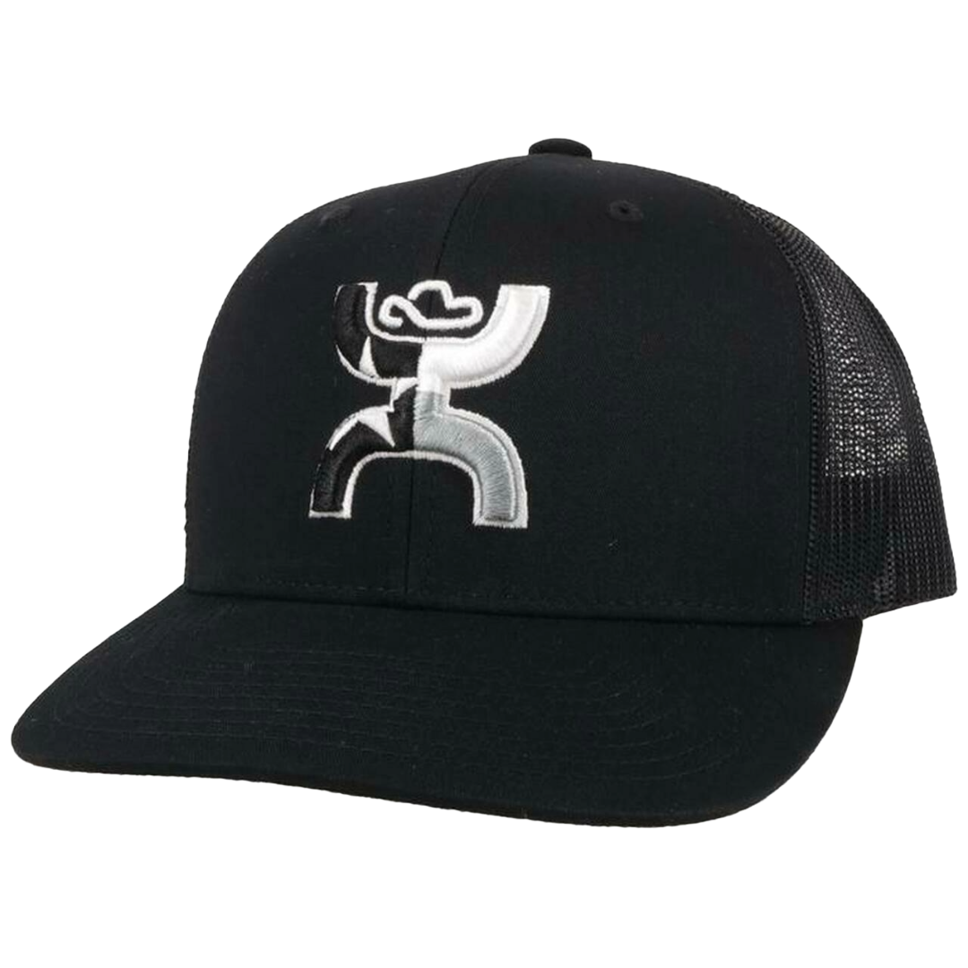 Hooey Texican Trucker Snapback Black Hat 2120T-BK - Wild West Boot Store