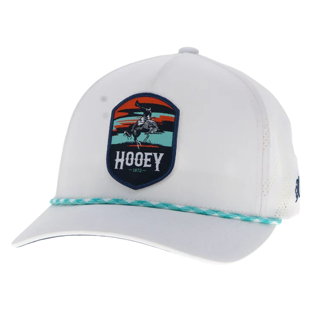 Hooey Ladies Cheyenne 6-Panel White Snapback Hat 2544T-WH