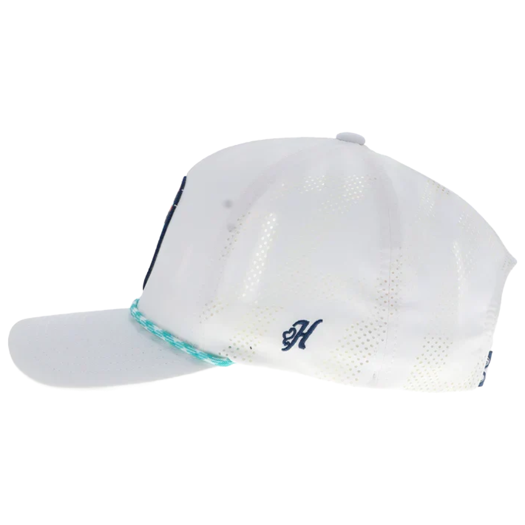 Hooey Ladies Cheyenne 6-Panel White Snapback Hat 2544T-WH