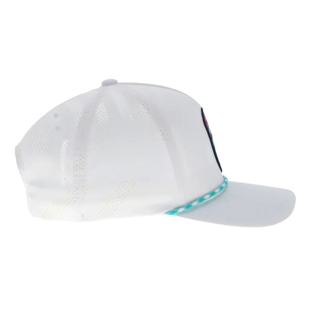 Hooey Ladies Cheyenne 6-Panel White Snapback Hat 2544T-WH