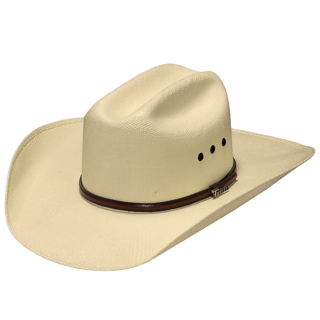 Twister Men's 5X Natural Shantung Straw Cowboy Hat T71563