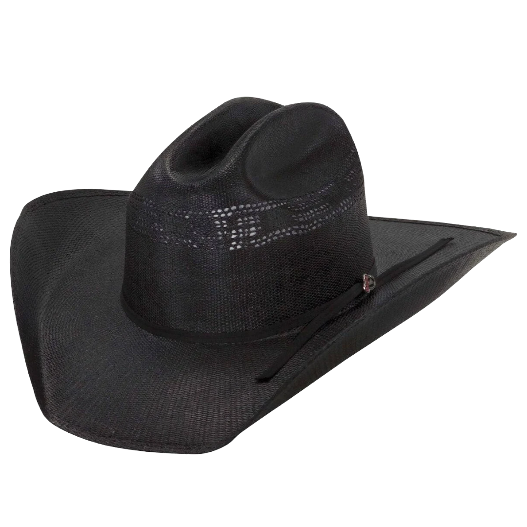 Justin 20X Cutter Black Straw Western Hat JS1056CTTR40-BLK