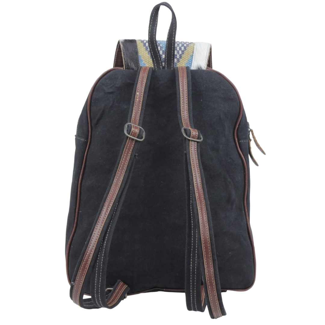 Myra Bag Couver Hand Tooled Cowhide Backpack S-4735