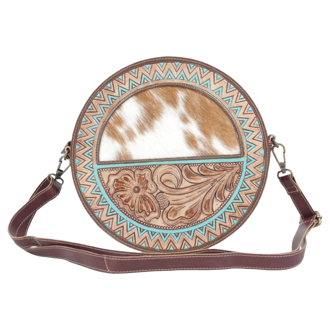 Myra Bag Nebulous Round Brown Bag S-5390