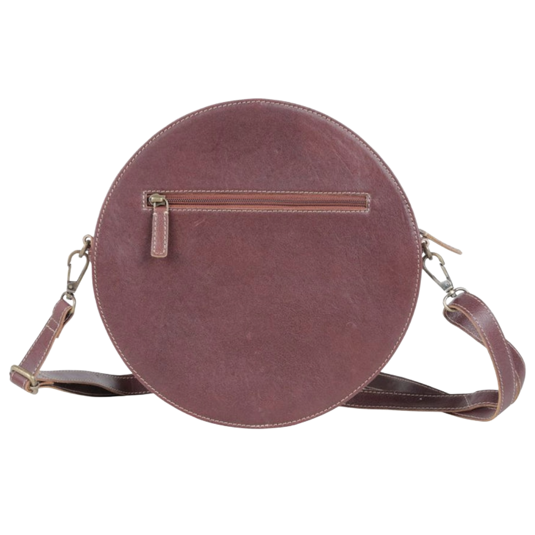 Myra Bag Nebulous Round Brown Bag S-5390