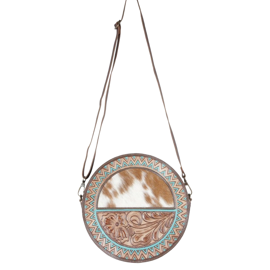 Myra Bag Nebulous Round Brown Bag S-5390