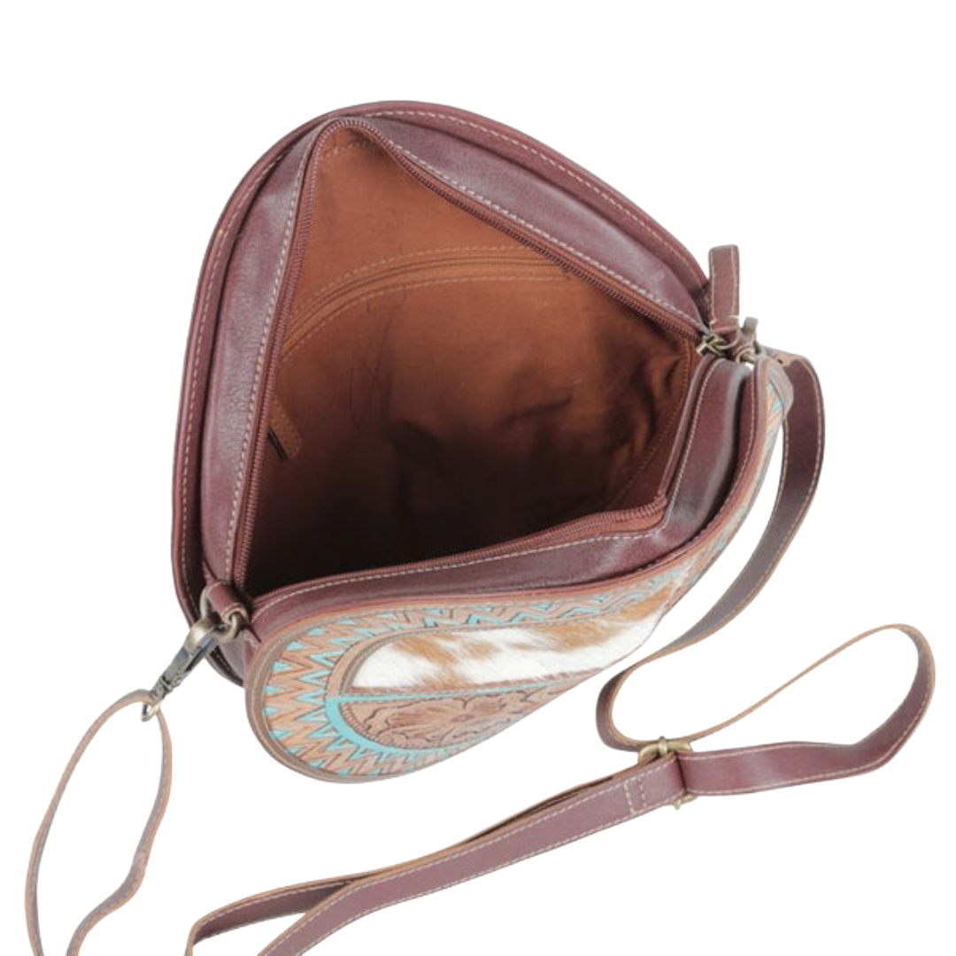 Myra Bag Nebulous Round Brown Bag S-5390