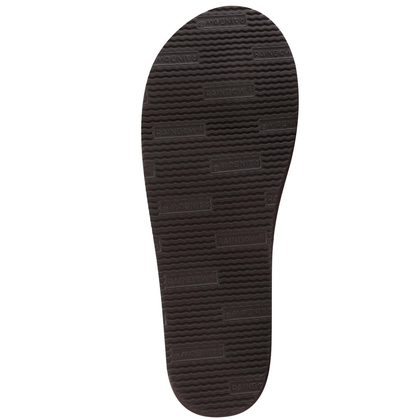 Rainbow Ladies Premier Tan & Blue Leather Double Layer 1/2" Narrow Strap Sandal 302ALTSN-TBLU