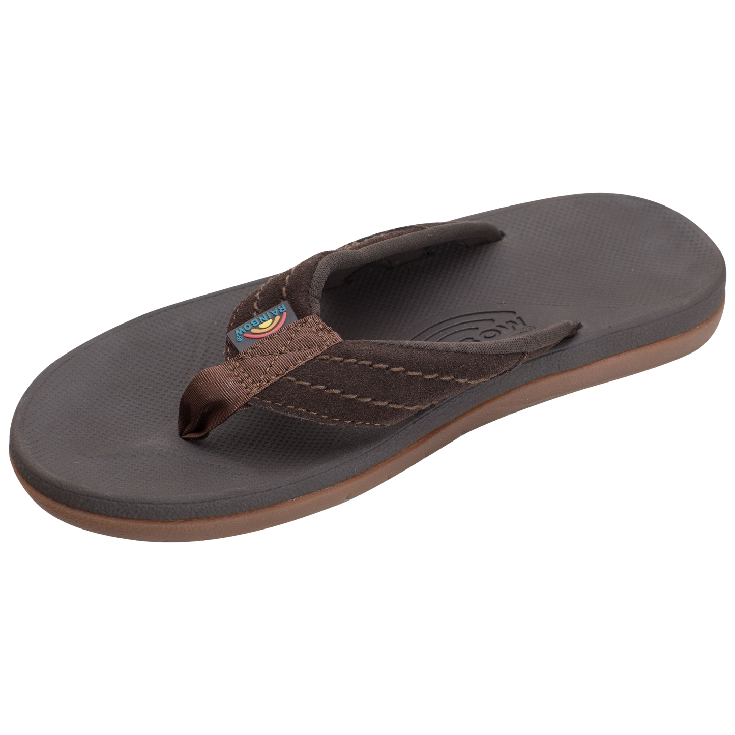 Rainbow Men's East Cape Molded Rubber Dark Brown Sandal EASTCAPE-DKBR