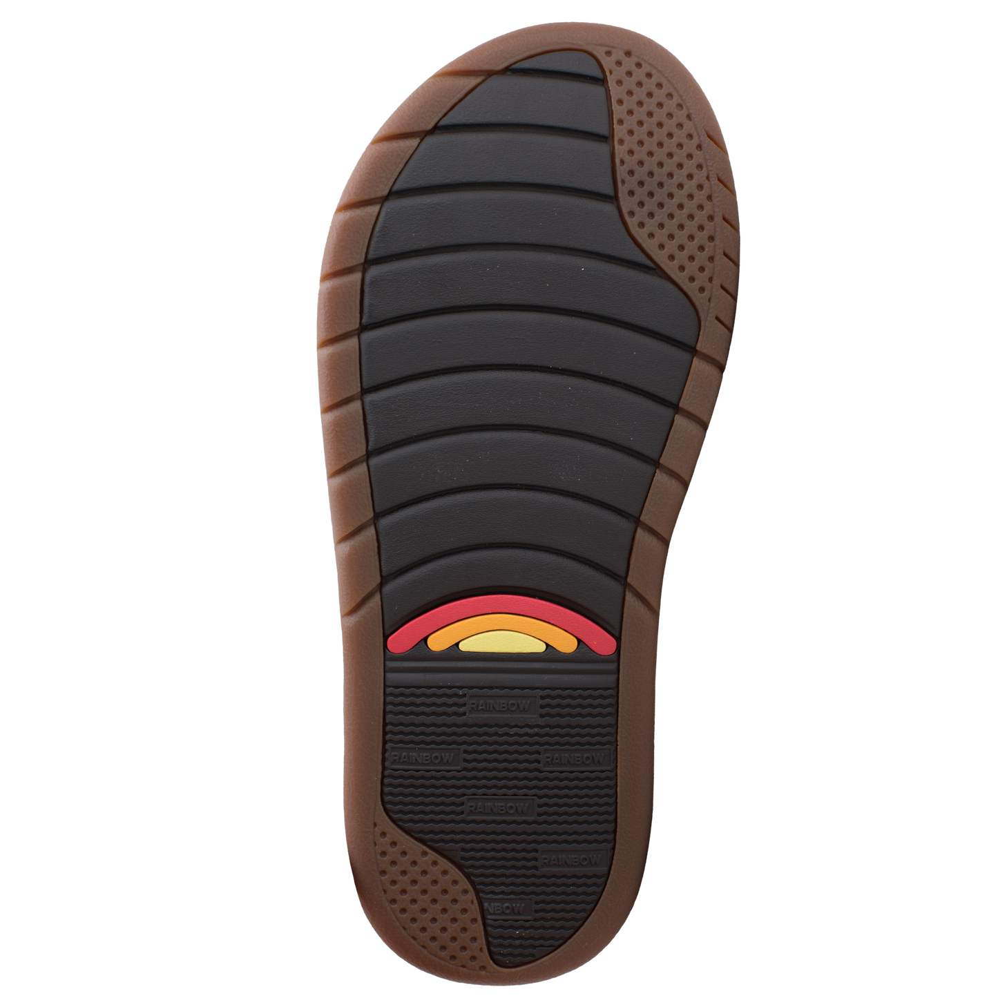 Rainbow Men's East Cape Molded Rubber Dark Brown Sandal EASTCAPE-DKBR
