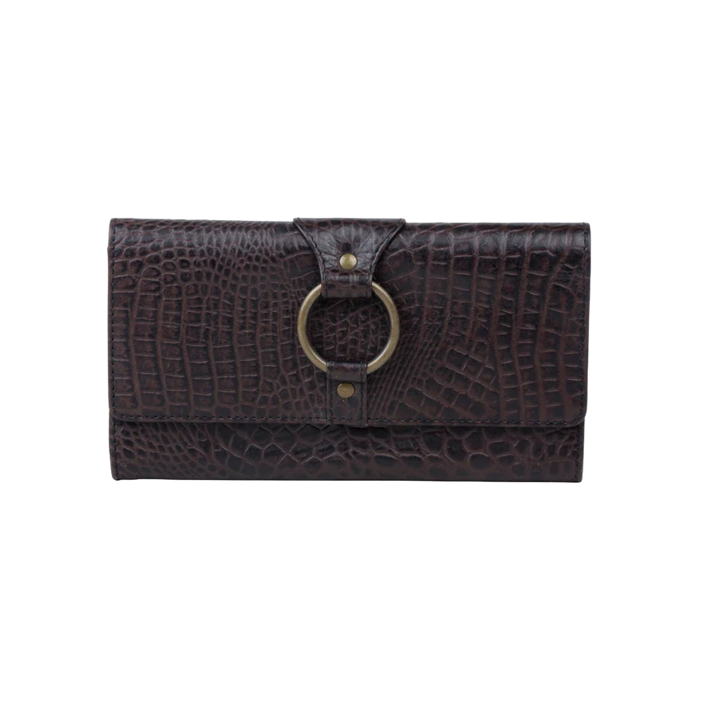 Myra Bag Ladies Dezire Brown Leather Wallet S-4925