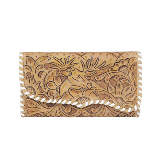 Myra Bag Ladies Oneiric Light Brown Leather Wallet S-5368